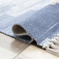 thumbnail image 6 of Bohemian Tufted Fringed Tassel Area Rug, 2 x 3 ft, Blue, 1 Pack, 6 of 6