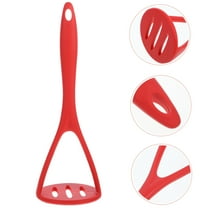 ELAYARD Potato Ricer Stainless Steel Kitchen Tool Red Food Grade Silicone Puree Maker