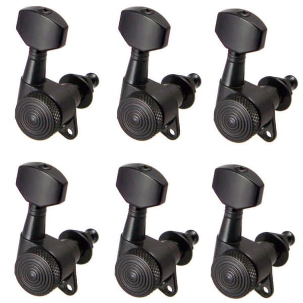 Teclas de Afinación Cerradas para Guitarra Acústica Perfecl Negro Derecho