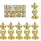 thumbnail image 2 of Adornos navideños brillantes galvanizados | Adornos de plástico coloridos para árbol | Colgantes navideños de 11 cm para decoración festiva, 2 of 5