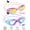 03-Red Pink&Bule Purple, variant on Vvinca Kids Swim Goggles with Bungee Strap 2pc, Toddler Goggles Anti-Fog& Anti-UV, No-Leak No Hair Pulling for Age 3-16
