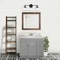 thumbnail image 3 of Design House Wyndham 37-Inch Vanity in Gray with Cultured Marble Top, Fully Assembled, 3 of 18