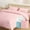 Pink, variant on Fmbmuo Percale Full Sheet Set Non-Woven Fabric 4 Piece Anti-Slip 1x Quilt Cover,1x Bed Sheet,2x Pillowcases All-Season Unisex White