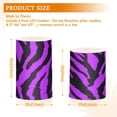 thumbnail image 3 of Purple Tiger Pattern Flameless LED Candle Set with Remote, Battery Operated Color Changing Pillar Candles, Set of 2, 3 of 7
