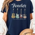 thumbnail image 3 of Fender Vintage Guitar Lineup T-Shirt Unisex, Sizes S-5XL, Tbun, 3 of 5