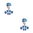 thumbnail image 1 of Casco de rodillo ajustable Matsuzay para niños y niñas 2piezas Azul oscuro, 1 of 6