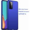 thumbnail image 4 of Case for Samsung Galaxy A72 Phone Case Protective Slim [Defend from Scratch/Slip/Drop/Fingerprint] Matte PC Hard Minimalistic Phone Cover for Samsung Galaxy A72-Blue, 4 of 12
