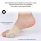 thumbnail image 4 of Pair of Lightweight Bunion Corrector Breathable Hallux Valgus Treatment Day and Night Big Toe Thumb BracesM (36‑39), 4 of 5