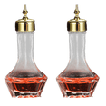 thumbnail image 1 of 2pcs Bartender Tool Bar Cóctel Cuentagotas Bottle-Golden Cap-30ml MFZFUKR CPB-DE-WX864-3, 1 of 5