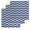 Blue, variant on Black Moire Ombre Kitchen Dish Towels for Drying Dishes Set of 2, Water Ripple Stripe Farmhouse Waffle Weave Microfiber Hand Tea Bathroom Towels Quick Dry & Absorbent Towel 12x12