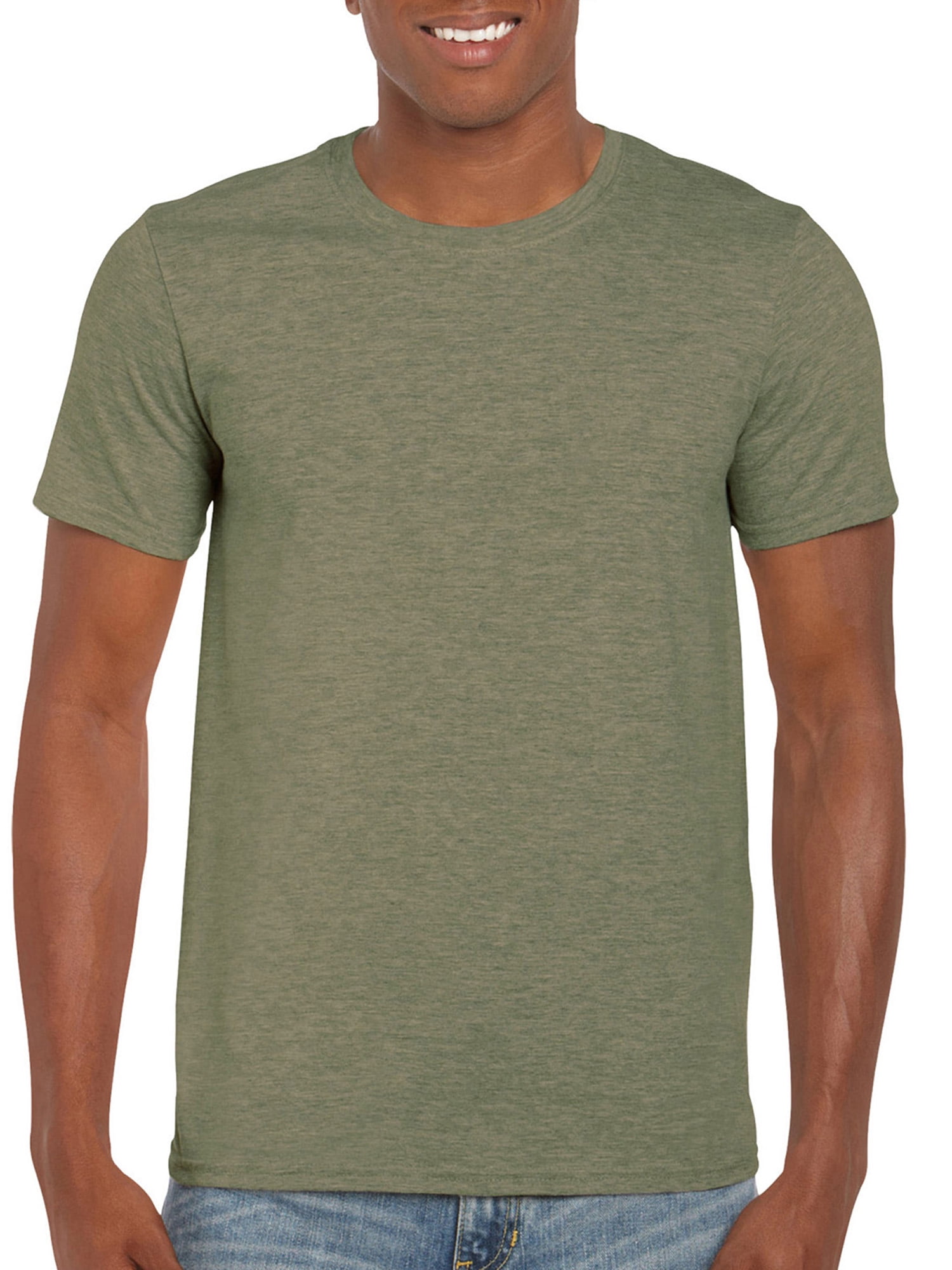 Gildan Men's Softstyle Fitted Cotton Short Sleeve T-shirt - Walmart.com