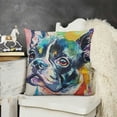 thumbnail image 2 of YINGXI Throw Pillow Cover Head Dog Wildlife Puppy Companion Home Decor Pillowcase for Sofa 20x20in, 2 of 5