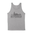 thumbnail image 1 of Skyline Botswana South Africa Tank Top Unisex X-Small Grey, 1 of 5