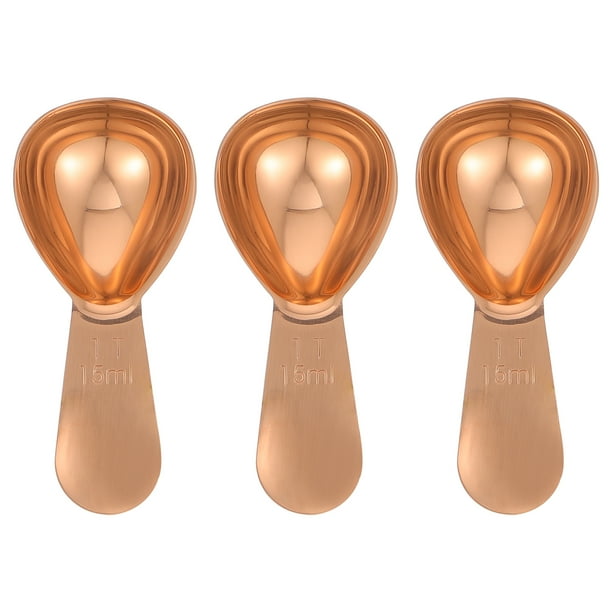 3 cucharas medidoras, cuchara medidora para café, cucharas para leche en polvo, utensilios de cocina