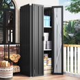 thumbnail image 1 of AECOJOY Armoire de Rangement Extérieure, Petite Remise de Rangement, Remises de Jardin et Armoire de Rangement Étanches pour l'Extérieur en Gris Foncé, 1 of 7