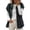 Gray, variant on cocolona Womens Sherpa Vest Fall Winter Sleeveless Stand Collar Soft Jacket Button Front Oversized Warm Trendy Outerwear