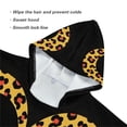thumbnail image 5 of Kid Hooded Beach Towel Bath Poncho Towels Soft Absorbent Quick Dry for Boy Girl Leopard Heart and Cat S, 5 of 7