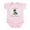 Petal Pink, variant on CafePress - Daddy's Little Monkey (Brown) Infant Bodysuit - Baby Light Bodysuit, Size Newborn - 24 Months
