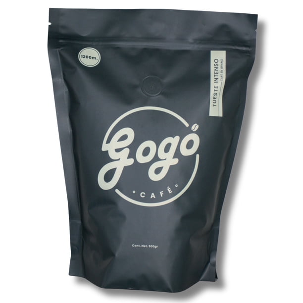 Café en Grano 500g Veracruz, Tueste Intenso, 100% Arábica, Sabor Fuerte y Cuerpo Alto, Ideal para Espresso, Gogó Café