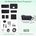 thumbnail image 5 of 28pcs DIY Leather Knitting Crochet Bag Making Kit Leather Shoulder Bag Sewing Materials for Women DIY Craft Purse Stitching All Accessories Handmade Bag Making Tool Set 8.6x2.7x4.7 Inch, 5 of 5