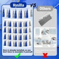 thumbnail image 3 of Banner con forma de guirnalda con borlas en forma de hisilla, azul marino, blanco y plateado, 45, 3 of 6