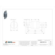 Semiconductor Fuse, 200A, Fast-Acting, 150V AC, Bolt-On FWA-200B