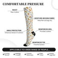 thumbnail image 2 of Pofeuu Cute Rabbit Print Compression Socks for Women & Men Circulation - Best Support for Nurses,Running,Athletic,Sports, 2 of 7