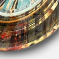 thumbnail image 3 of Designart 'People and Time Acrylic Painting ' Industrial wall clock, 3 of 6
