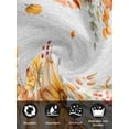 thumbnail image 7 of Orange Fall Cloth Napkins Set of 6 Reusable Dinner Napkins, Thanksgiving Pumpkins Sunflower Grey Cocktail Napkin Washable Table Napkins for Wedding/Holiday Party/Baby Shower 20"x20", 7 of 7