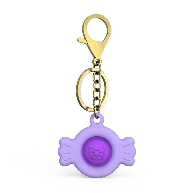2 Pcs Silicone Decompression Toy for Kid Simple Dimple Reliever Fidget Toys Board Controller Educational Sensory, Candy