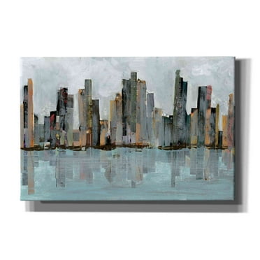 Epic Graffiti 'Second City II' by Jarman Fagalde Canvas Wall Art, 40"x26"