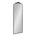thumbnail image 5 of Kate and Laurel Arendahl Vintage Arched Tall Panel Mirror, 18 x 58, Antique Black, Traditional Baroque Full Length Mirror with Ornate Garland Inspired Crown for Bedroom Body Mirror Decor, 5 of 9