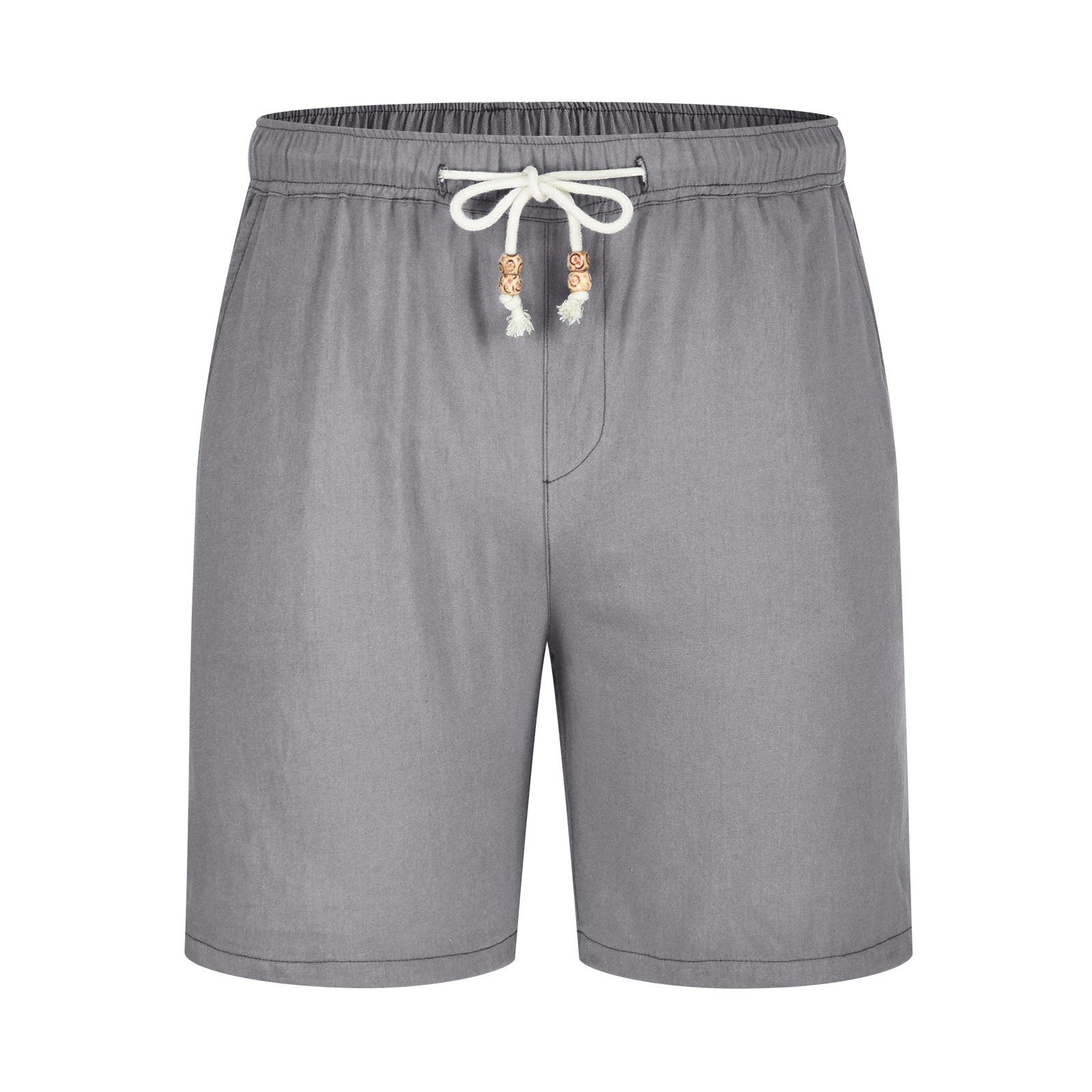 Short De Sport Homme Ample Avec Poches - 90% Polyester 10% Élasthanne, Pour Course, Basket, Gym