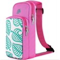 thumbnail image 1 of Travel Bag For Switch/Lite/OLED/Steam Deck, Waterproof Backpack Carrying Shoulder Chest Bag Case For SD Console Accessories Pink, 1 of 6