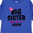 thumbnail image 4 of Inktastic Big Sister Again with Bow and Arrow Girls Long Sleeve Toddler T-Shirt, 4 of 5