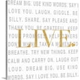 thumbnail image 1 of Great BIG Canvas | "Gold Love and Life II" Canvas Wall Art - 24x24, 1 of 2
