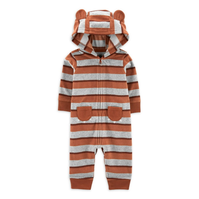 Carter's bear top fleece jumpsuit