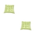 thumbnail image 2 of Inteprter Cojín para silla de comedor Tejido de poliéster cómodo Relleno de perlas Sin deslizamiento Con relleno de perlas para liberar el verde claro 2Conjunto, 2 of 6