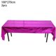 thumbnail image 1 of 2 Pack Foil Tablecloth Table Cover Shiny Plastic Tablecloth Party Table Covers For Party Table Decor, 1 of 2
