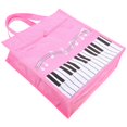 thumbnail image 1 of LEEYNEER 1Pcs Pink Nonwoven Music Note Bags for Waterproof Sheet Music and Instruments, 1 of 8