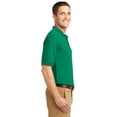 thumbnail image 3 of Port Authority TLK500 Mens Silk Touch Polo T-Shirt, Kelly Green - 3XL Tall, 3 of 6