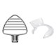 thumbnail image 1 of For 4.5-5QT Tilt Head Stand Mixer Pastry Beater & Secure Fit Pouring Shield Attachment Stainless Flat Beater, 1 of 5