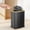 Black and Gold, variant on 2.1 Gal Bathroom Trash Can with Swing Lid, Stainless Steel Small Garbage Can Spaces Toilet Side