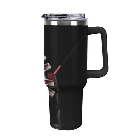 

Ka_men Rider Se_ries Anima Large Capacity Car Cup Stainless Steel Travel Mug Leak-Proof Tumbler with Handle And Straw Suitable for Men And Women 40oz