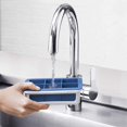 thumbnail image 4 of OXO Good Grips Silicone Stackable Ice Cube Tray with Lid - Large Cube,Dark Blue, 4 of 7
