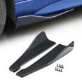 thumbnail image 2 of 48cm Skirt Spoiler Rear Lip/Side Extension Rocker Splitters Winglet Wings Carbon, 2 of 10