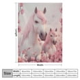thumbnail image 4 of Orinice Horse 3D Blankets Super Soft Blanket Cosy &amp; Warm Blanket for Sofa Or Bed Flannel Machine Washable Comfortable &amp; Stylish 50x60in, 4 of 6