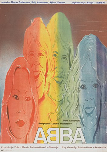 ABBA: The Movie (1977) Movie Poster 24x36 inches Music - Walmart.com