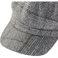 thumbnail image 4 of YooGuoGuo Thick Plaid Woolen Newsboy Cap Vintage Casual Visor Berets 8 Panel Paperboy Hats for Women Ladies, 4 of 5