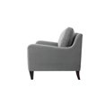 thumbnail image 4 of Serena Lawson Accent Arm Chair Expresso Legs Opal Grey, 4 of 10